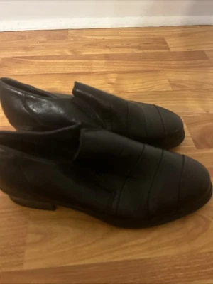 Rieker 40 Black Leather Women’s Slip On Comfort Shoes  - Image 1 of 4