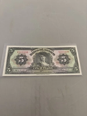 México 1961 5 pesos Foto 1 de 2