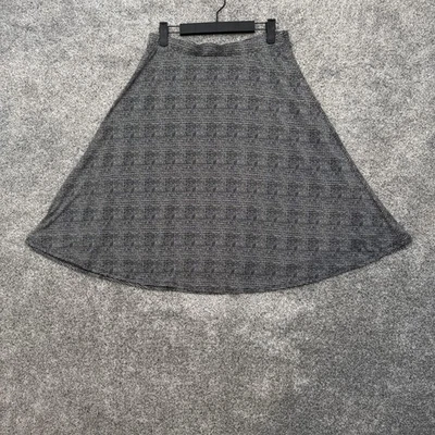 Saia Gilli Tamanho M Houndstooth Preppy Clássica Negócios Casual Retrô Academia Escura - Imagem 1 de 4