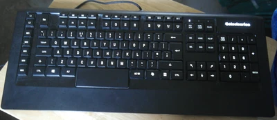 SteelSeries Apex RAW 64121 UK English  QWERTY Gaming Keyboard Macro good cond. - Image 1 of 4