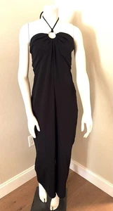 NWT MNG Mango Black Jumpsuit sz M - Picture 1 of 9