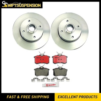 Juego de pastillas de freno de disco trasero rotor de freno de disco Brembo para Volkswagen Corrado 1990-1992 Foto 1 de 4