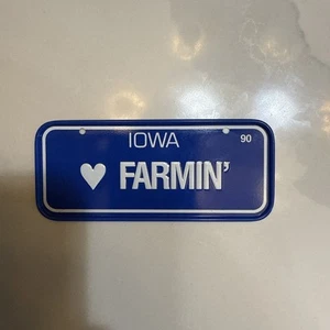 IOWA - Miniatur Fahrrad Nummernschild - Oldtimer - Bild 1 von 2
