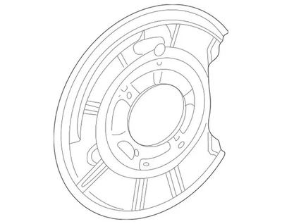Hoja metálica protectora original Mercedes-Benz 220-423-04-20 Foto 1 de 2