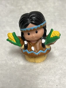 Fisher Price Little People Thanksgiving Indian Native American Girl Figure 2006 - Picture 1 of 5