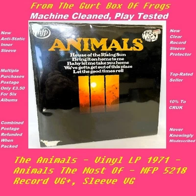The Animals - Vinyl LP 1971 - Animals The Most Of - MFP 5218 - Изображение 1 из 4