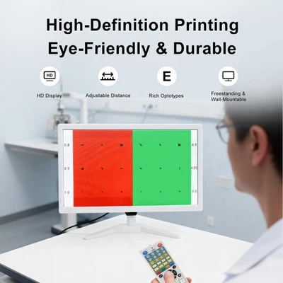 19 Inch Screen Ophthalmic LCD Visual Acuity Vision Chart Optical Testing Monitor - Image 1 of 4