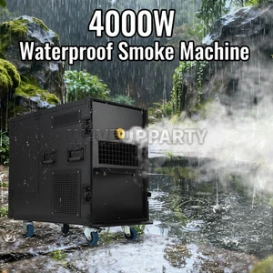 PAIDUN 4000W Waterproof Waterbase Fog Machine Smoke Effect DMX Remote Road Case - Picture 1 of 13