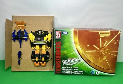 2021 Transformers War for Cybertron Trilogy Golden Disk AUTOBOT JACKPOT & SIGHTS - Image 1 of 4