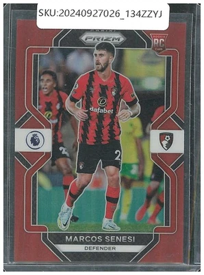 2022 Panini Prizm Marcos Senesi /149 Base Prizms Red RC #227 - Image 1 of 2