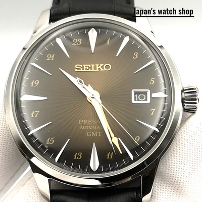 SEIKO PRESAGE SARY243 Brown Cocktail Time Automatic Men's Watch New in Box - Image 1 of 4