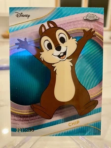 2025 Topps Disney Chrome - Chip #26 Aqua Refractor/199 Chip & Dale - Imagen 1 de 2