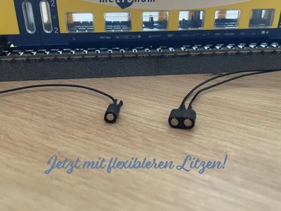 Magnetkupplung Stromführend  NEM Spur H0 (passend f. z.B. Roco, Piko, Märklin,…) - Bild 1 von 4
