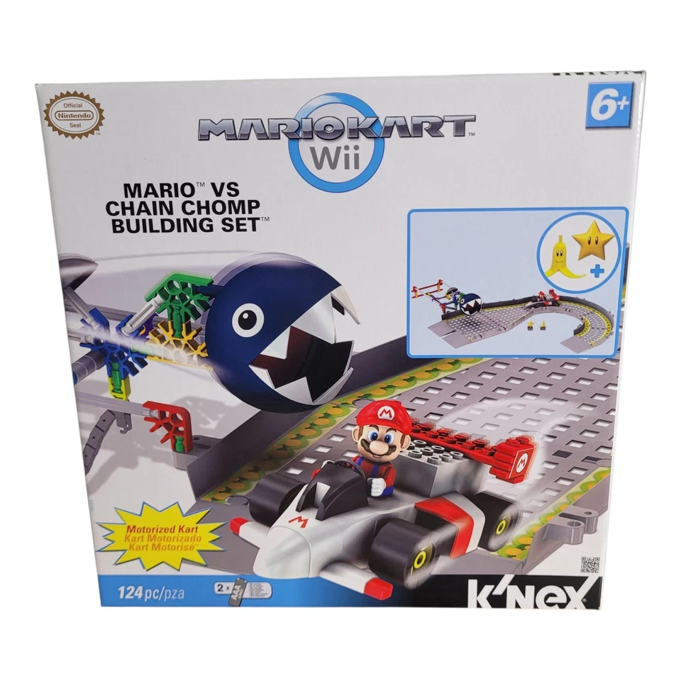 Nintendo Mario Kart K'NEX Chain Chomp Building Set Age 6 Toy 2012 Wii