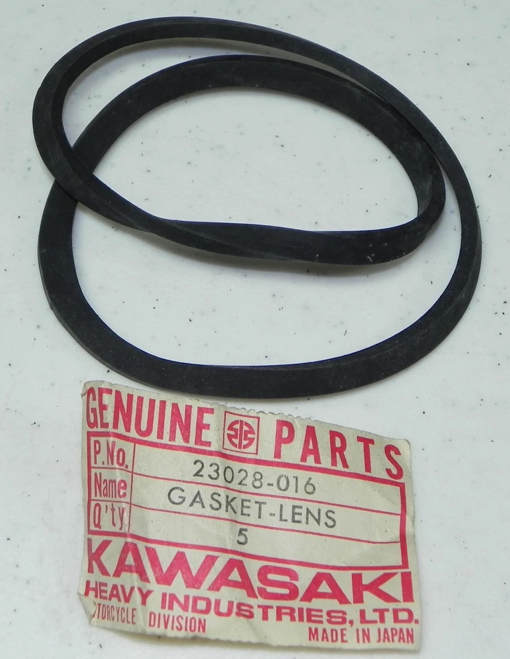 Junta de lente de lámpara trasera Kawasaki 23028-016 para F3 F4 F5 F7 F9 G3SS G3TR G4TR G5 + Foto 1 de 1