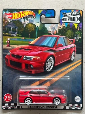 2020 Hot Wheels Boulevard 79 MITSUBISHI LANCER EVOLUTION VI Tommi Makinen Evo 6 - Image 1 of 3