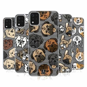 HEAD CASE DESIGNS DOG HEAD PATTERNS GEL CASE FOR LG PHONES 1 - Picture 1 of 8