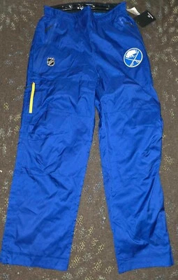 Pantalones de calentamiento Buffalo Sabres Fanatics auténticos profesionales nuevos con etiquetas Foto 1 de 4