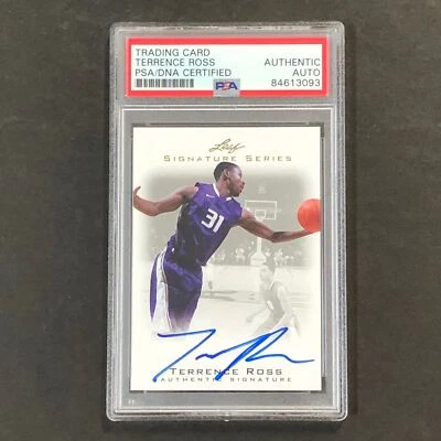 2012 Leaf Signature Series #BA-TR1 Terrence Ross Signed Card AUTO PSA Slabbed - Image 1 of 2