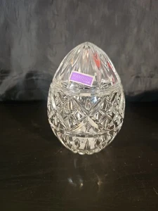 Marquis By Waterford- Crystal Egg Box 6” Brand New