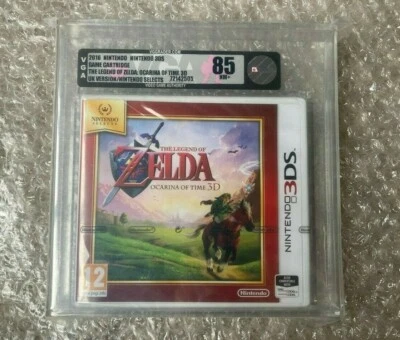 BRAND NEW SEALED THE LEGEND OF ZELDA OCARINA OF TIME 3D SELECTS VGA GRADED 85 - Image 1 of 2