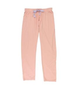 P.J. Salvage Womens Solid Pajama Lounge Pants, Orange, Medium