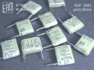 10/% 2000 V-RM 15 MM-NEW 5 x high pulse Slip Polypropylene Capacitors 470 PF