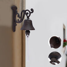 Cast Iron Door Bell Wall Mounted Outside Decorative Accent Bells for Farm House