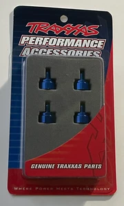Traxxas Blue-Anodized Aluminum Shock Caps (4 pc) #3767A - Picture 1 of 2