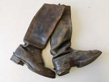 Paar Stiefel für berittene Mannschaften der Wehrmacht. Weiches Leder, ungereinig