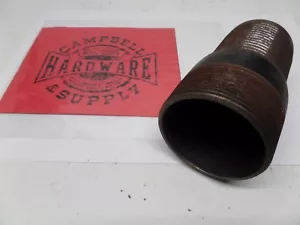 Adaptador de manguera de púa de acero al carbono de 3" con hilo de tubería macho - Imagen 1 de 3