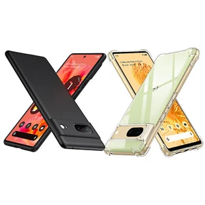 Für Google Pixel 8 Handyhülle Silikon Gel Haut Robust Stoßfest Abdeckung - Picture 1 of 48