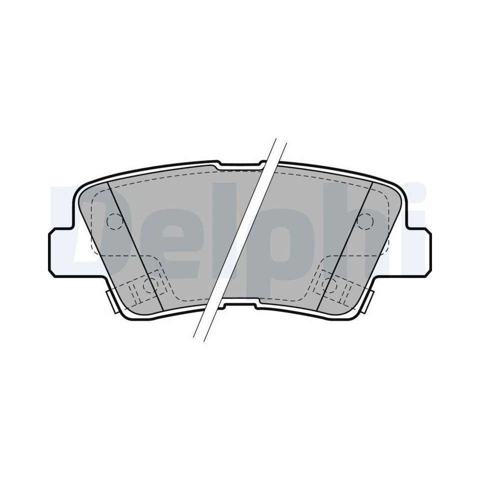 Bremsbelagsatz, Scheibenbremse DELPHI LP2195 für SSANGYONG HYUNDAI KIA GEELY - Bild 1 von 1