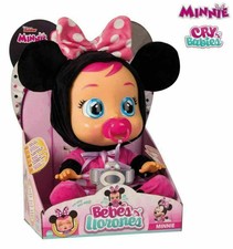 IMC TOYS CRY BABIES MINNIE bambola interattiva 30cm DISNEY JUNIOR