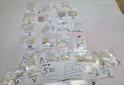 Dijes colgantes de madreperla tallados y 1 #510 para hacer joyas de colección Foto 1 de 4