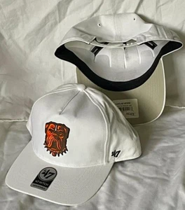 CLEVELAND BROWNS NFL 47 MARCA ENGANCHE DAWG LIBRA LOGO OSFM GORRA/GORRA SNAPBACK NUEVO CON ETIQUETAS - Imagen 1 de 2