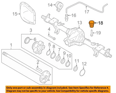 Parachoques de eje trasero suspensión trasera Ford OEM 15-23 Transit-150 BK3Z4730A Foto 1 de 2