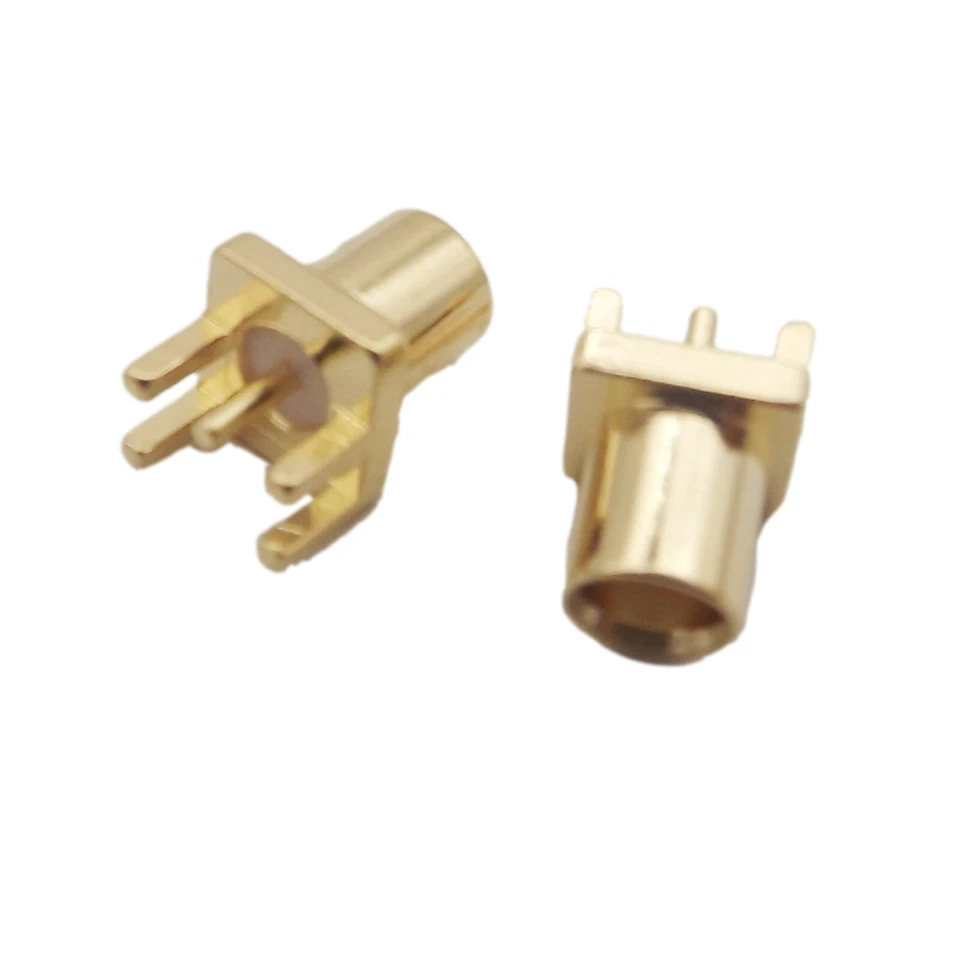 10pcs MCX Female Jack End Launch 0.062'' PCB Mount Straight RF Coaxial Connector - Image 1 of 1