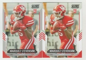 Marquez Stevenson 2021 SCORE SCORECARD PARALLEL + ROOKIE LOT #338 BILLS - Picture 1 of 1