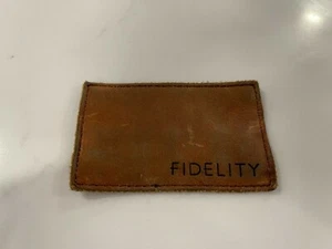 Fidelity Leather Denim Jeans Leather Back Patch from Men's Jeans - Picture 1 of 2