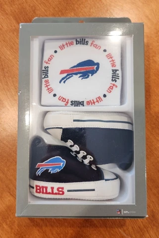 NFL Buffalo Bills Bib & pre-walkers set Baby New Football Fan shoes 0-6 months Cover