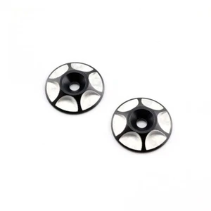 Hobbystar Wing Buttons, schwarz 1/10 Buggy RC Auto Truggy, 2er Set - Bild 1 von 1