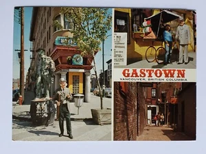 1973 GASTOWN VANCOUVER BRITISH COLUMBIA BC CANADA POSTCARD VINTAGE STAMPED DATED - Picture 1 of 12