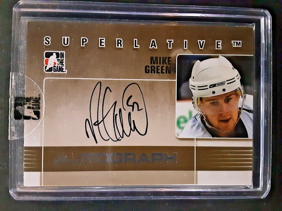 2009-10 Superlative Autograph Silver #A-MG Mike Green AUTO /50 - Image 1 of 2