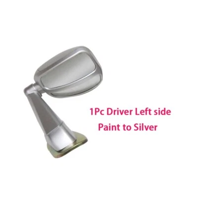 1x Espejo retrovisor asistente de visión lateral izquierdo plateado para Toyota Land Cruiser LC80 1991-1997 Foto 1 de 4