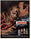 1970 Aqua Velva: Scratch Then Sniff This Tape Vintage Print Ad