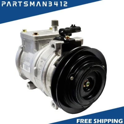 471-0105 New Denso AC Air Compressor & Clutch for 1996-2000 Dodge Grand Caravan - Imagem 1 de 4