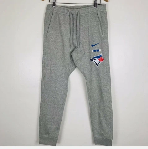 Nike Toronto Blue Jay Sweatpants Joggers Grey Blue Red Men’s Sz XL N804-06G Cover