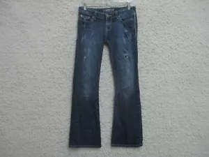 BKE Buckle Jeans 26 Womens Blue Denim Sabrina Bootcut Stretch Dark Wash Casual - Picture 1 of 16