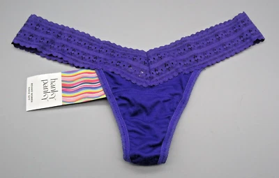 HANKY PANKY~OS (2-12)~631004~Electric Purple Dream Modal Low Rise Thong - Image 1 of 3